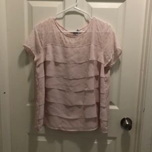 Layered pink top